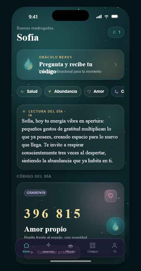 Pantalla de inicio